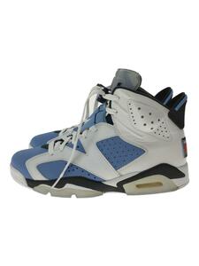 NIKE◆AIR JORDAN 6/UNC/UNIVERSITY BLUE/ハイカットスニーカー/26cm/CT8529-410