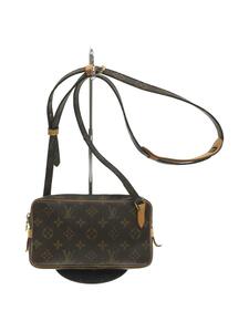 LOUIS VUITTON◆ルイヴィトン/M51828/ポシェット・マルリーバンドリエール/モノグラム/ブラウン