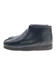 Clarks◆ブーツ/UK6/BLK/レザ/WALLABEE BOOT