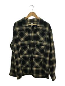 South2 West8(S2W8)◆長袖シャツ/M/コットン/ブラック/チェック/LQ747/22SS/6 Pocket Shirt