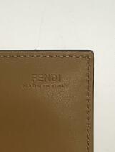 FENDI◆長財布/レザー/BEG/無地/レディース/8M0251_画像3