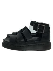 Dr.Martens◆サンダル/UK4/BLK/レザー/AW009 CK110