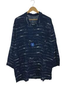 Porter Classic◆2023SS ALOHA LONG SHIRT INDIGO OCEAN/2/NVY/PC-024-2158-41-2