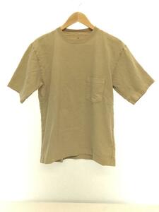 snow peak◆Heavy Cotton Tshirt/Tシャツ/M/コットン/BEG