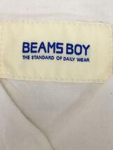 BEAMS BOY◆ボトム/1/コットン/WHT/無地/13-24-1099-652_画像4