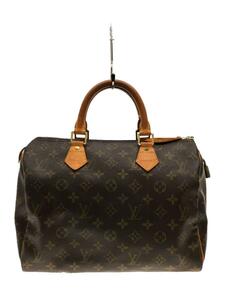 LOUIS VUITTON◆2)スピーディ30_モノグラム・キャンバス_BRW/PVC/BRW/総柄