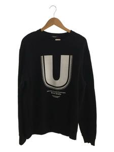 UNDERCOVER◆スウェット/5/コットン/BLK/無地/UC2B9804-1/SWEAT PO