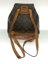 LOUIS VUITTON◆リュック/レザー/BRW/モノグラム/M51136_画像3