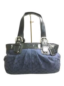 COACH◆トートバッグ/-/NVY/総柄/F16044