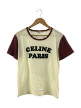 CELINE◆フロッキーロゴ/リンガーT/Tシャツ/L/コットン/CRM/2X309704I_画像1