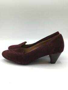 Clarks◆パンプス/24cm/BRD/スウェード