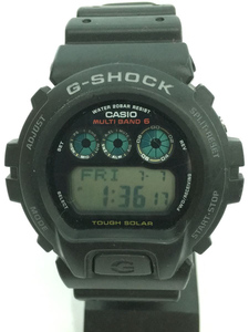 CASIO◆カシオ/ソーラー腕時計・G-SHOCK/デジタル/ラバー/ブラック/GW-6900-1JF