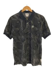 AAPE BY A BATHING APE◆ポロシャツ/XL/コットン/GRY/カモフラ