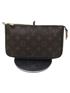 LOUIS VUITTON◆1)ポシェット・アクセソワール_モノグラム・キャンバス_BRW/PVC/BRW