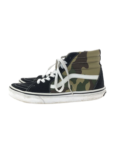 VANS◆ハイカットスニーカー/26cm/BLK/コットン