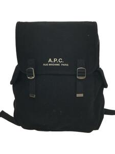 A.P.C.◆アーペーセー/リュック/キャンバス/BLK