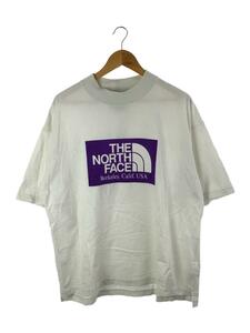 THE NORTH FACE PURPLE LABEL◆HIGH BULLKY H/S LOGO MOCK TEE/L/コットン/WHT