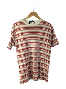 CHAPS RALPH LAUREN◆Tシャツ/M/コットン/RED/ボーダー