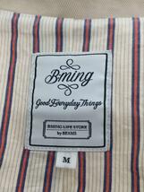 B:MING LIFE STORE by BEAMS◆テーラードジャケット/M/コットン/BEG/無地_画像3