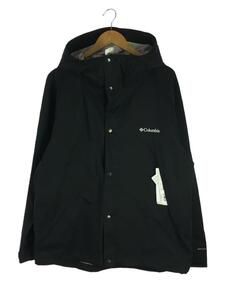 Columbia◆Stewart Trail Jacket/マウンテンパーカ/L/ナイロン/BLK/PM0721