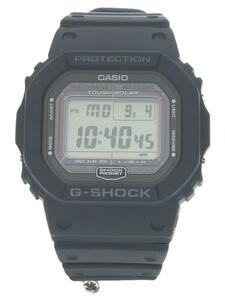 CASIO◆ソーラー腕時計_G-SHOCK/デジタル/ラバー/BLK