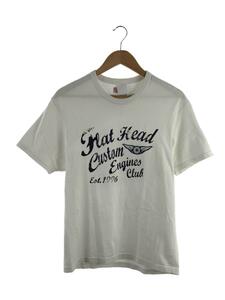 THE FLAT HEAD◆ザフラットヘッド/Tシャツ/42/コットン/WHT