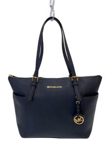 MICHAEL KORS◆トートバッグ/レザー/NVY/30F2GTTT8L/EW TZ TOTE JET SET ITEM