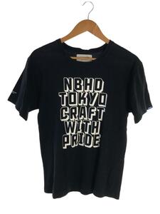 NEIGHBORHOOD◆Tシャツ/S/コットン/BLK