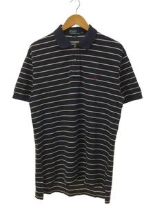 POLO RALPH LAUREN◆シャツ/M/コットン/NVY/ボーダー