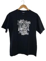 X-LARGE◆21SS/S/S TEE STICKER BOMB/L/コットン/BLK/プリント/101212011019_画像1