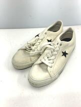 CONVERSE◆ローカットスニーカー/US7.5/CRM/キャンバス_画像2