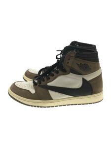 NIKE◆AIR JORDAN 1 HIGH OG TS SP/エアジョーダン1ハイ/ホワイト/CD4487-100/28cm