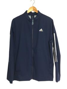 adidas◆ナイロンジャケット/GM3739/XL/ポリエステル/NVY/無地