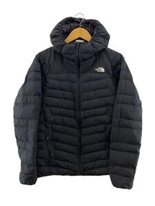 THE NORTH FACE◆THUNDER HOODIE_サンダーフーディ/L/ナイロン/BLK/汚れ・変色有