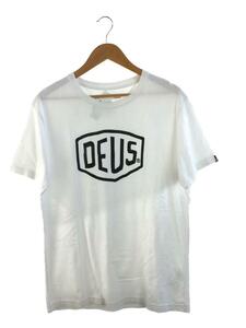 DEUS EX MACHINA◆Tシャツ/L/コットン/WHT/DMW41808E