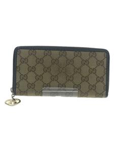 GUCCI◆長財布/キャンバス/BRW/総柄/レディース/3080052149