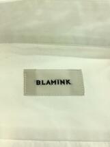 BLAMINK◆長袖シャツ/38/コットン/WHT/7911-299-0002/コットンバンドカラーシャツ_画像3