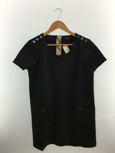 BURBERRY LONDON◆半袖ワンピース/2/レーヨン/BLK/B1P08-210-07