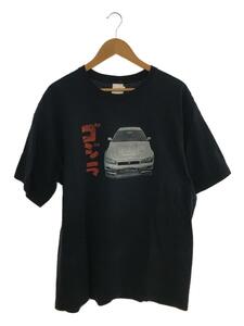 GILDAN◆Tシャツ/XL/コットン/ブラック/GT-R/ゴジラ/ギルダン