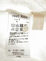 nest Robe◆半袖ワンピース/FREE/リネン/CRM/無地/01201-1442_画像3