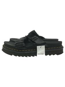 Dr.Martens◆サンダル/UK8/BLK/レザー