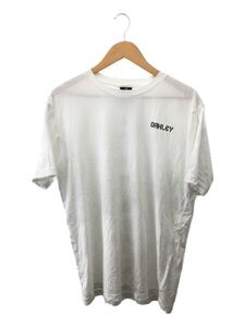 OAKLEY◆ドクロタグ/Tシャツ/XL/コットン/WHT