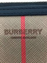 BURBERRY LONDON◆ELMORE/エルモア/長財布/PVC/ベージュ/総柄/ユニセックス/チェック/A7026 8030448_画像3