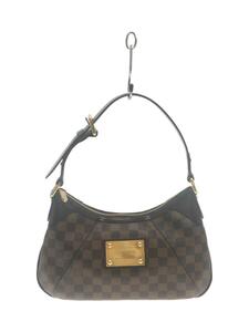 LOUIS VUITTON◆テートPM_ダミエ・エベヌ_BRW/PVC/BRW