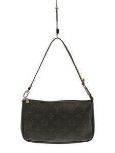 LOUIS VUITTON◆1)ポシェット・アクセソワール_モノグラム・キャンバス_BRW/M51980/PVC/ブラウン