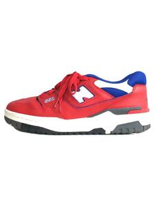 NEW BALANCE◆BB550/ローカットスニーカー/26.5cm/RED/BB550MD1