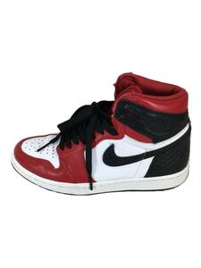 NIKE◆AIR JORDAN 1 RETRO HIGH OG_エアジョーダン 1 レトロ ハイ OG/22.5cm/RED