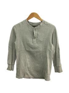 R.H. VINTAGE* long sleeve cut and sewn /XS/ cotton /GRY/ plain / Henley neckline 