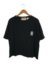 CLUCT◆Tシャツ/-/コットン/BLK_画像1