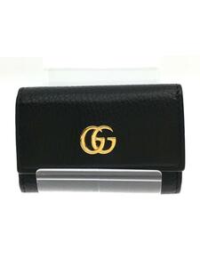 GUCCI◆キーケース[仕入]/レザー/BLK/無地/レディース/456118